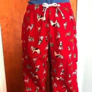 Old Navy Size Medium TALL dog pajama bottoms sleep